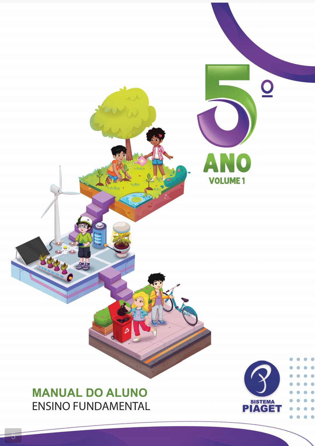Pacote 5° ano ensino fundamental 1 com Material Didático, Bilingue, Coletivo Leitor e Robótica