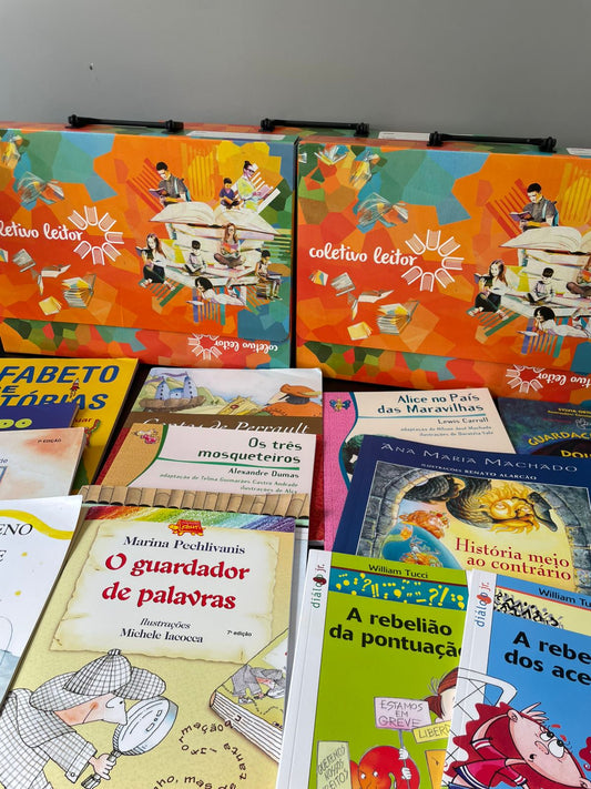 Kit de livros do Coletivo Leitor do 1° ano ensino fundamental 1