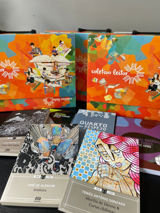 Kit de livros do Coletivo Leitor do 1° ano ensino médio
